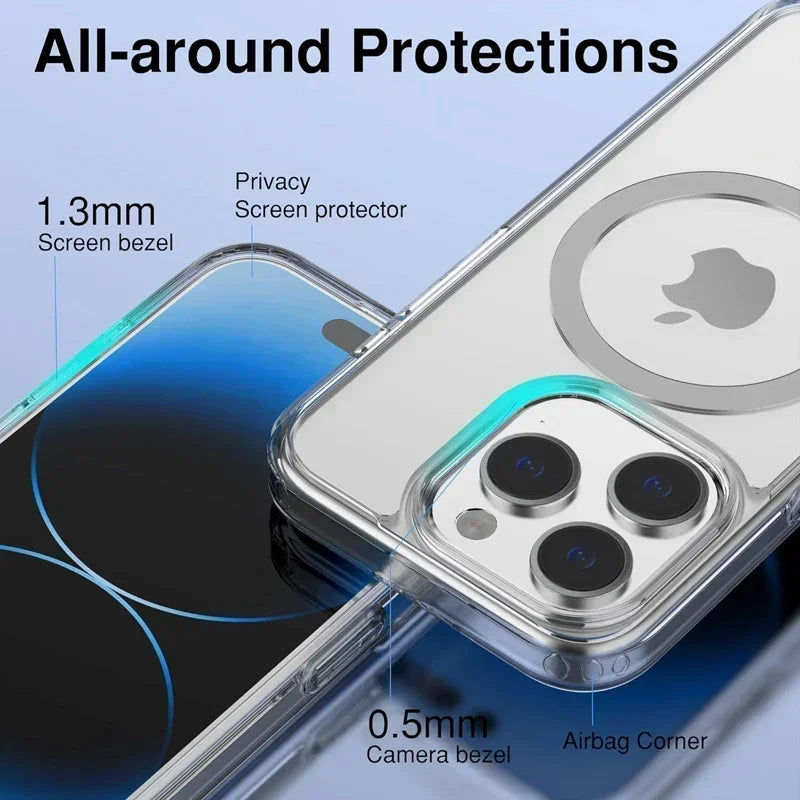 Magnetic Original Clear Case For iPhone